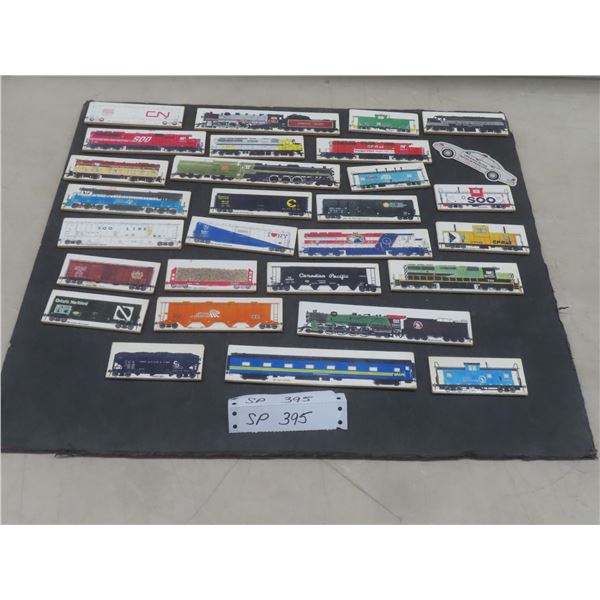 28 Railroad Fridge Magnets