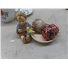 Image 11 : China Tea Cups w/ Saucers, Centennial Mugs, Ukrainian Easter Eggs, Aluminum Tray and More