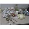 Image 1 : China Tea Cups w/ Saucers, Centennial Mugs, Ukrainian Easter Eggs, Aluminum Tray and More