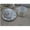 Image 3 : China Tea Cups w/ Saucers, Centennial Mugs, Ukrainian Easter Eggs, Aluminum Tray and More