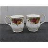 Image 4 : 12 Royal Albert Old Country Roses Coffee Mugs, Very Good Condition