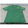 Image 5 : 2 New John Deere Metal Signs, 8x12", and Medium Short-Sleeve Shirt w/ Tags