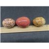 Image 2 : 8 Polished Egg-Shaped Palm Healing Stones