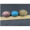 Image 3 : 8 Polished Egg-Shaped Palm Healing Stones