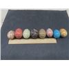 Image 5 : 8 Polished Egg-Shaped Palm Healing Stones