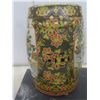 Image 2 : Chinese Famille Rose Porcelain Garden Stool, 18" Tall