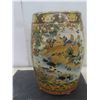 Image 3 : Chinese Famille Rose Porcelain Garden Stool, 18" Tall