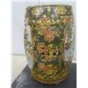 Image 4 : Chinese Famille Rose Porcelain Garden Stool, 18" Tall