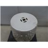 Image 6 : Vintage White Chinese Garden Stool, 18" Tall