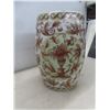 Image 4 : Vintage Porcelain Garden Stool, 18" Tall