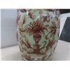 Image 7 : Vintage Porcelain Garden Stool, 18" Tall