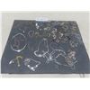 Image 1 : Vintage Fashion Earrings, Chains, Brooches, and Rhinestones