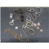 Image 2 : Vintage Fashion Earrings, Chains, Brooches, and Rhinestones