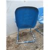 Image 3 : 2 Vintage Weathered Metal Motel/Lawn Chairs, 1950s–1960s