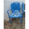 Image 6 : 2 Vintage Weathered Metal Motel/Lawn Chairs, 1950s–1960s