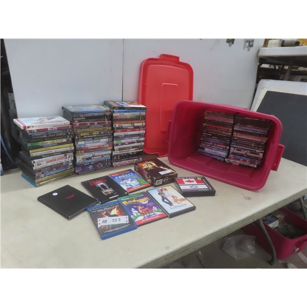 Tote of DVDs – My Big Fat Greek Wedding, Pirates of the Caribbean, Mr. and Mrs. Smith and More