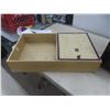 Image 7 : 1870s Canadian Steamer Trunk w/ 2 Original Keys and Tray, 15-1/2" x 24" x 14-1/2"