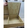 Image 8 : 1870s Canadian Steamer Trunk w/ 2 Original Keys and Tray, 15-1/2" x 24" x 14-1/2"