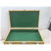 Image 2 : Oak Multi-Drawer Cabinet w/ Key, 13" x 18" x 11"