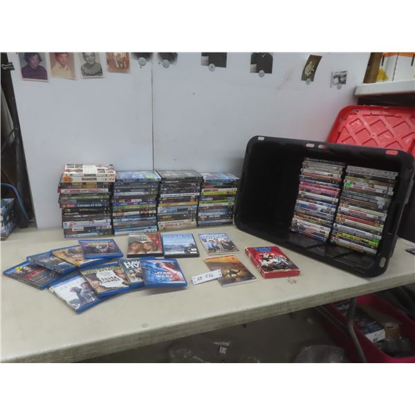 120+ DVDs and Blu-Rays w/ Tote – Mr. Deeds, Wedding Crashers, Matrix, Blood Diamond and More