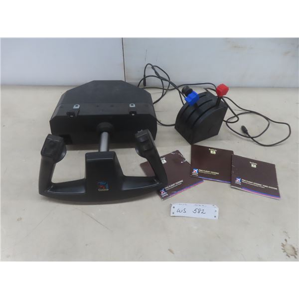 Saitek Pro Flight Cessna Yoke System and Flight Simulation Games