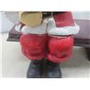 Image 5 : Christmas Decor – Santa on Bench, 23x24x12", Damage on Legs
