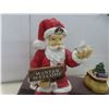 Image 8 : Christmas Decor – Santa on Bench, 23x24x12", Damage on Legs