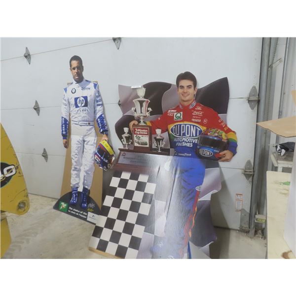 Jeff Gordon and Juan Pablo Montoya Life-Size Cardboard Cutouts