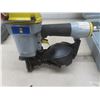 Image 9 : 2 Power Fist Air Tools – Air Grinder w/ 4-1/2" Cut-Off Wheels and Coil Roofing Nailer, Both Work