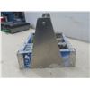 Image 2 : Checker Plate Style Fastener Holder, 10x6-1/2x11", Filled w/ Screws, Hinges, and Nails