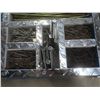 Image 4 : Checker Plate Style Fastener Holder, 10x6-1/2x11", Filled w/ Screws, Hinges, and Nails