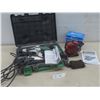 Image 1 : Hitachi 15/16" Hammer Drill w/ Case and New 1/4-Sheet Palm Sander