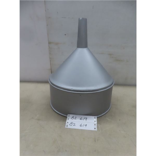 Giant Metal Funnel/Tinman's Hat, 15" Tall x 11-1/4" Diameter