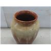 Image 4 : Vintage Medalta Vase, 10" Tall, and 10x6" Wooden Bongo Drum