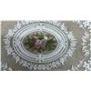 Image 5 : New 8 Spring Garden Flags 12x18", Candle Holder, Yoga Ball, 4 Lace/Embroidered Doilies 16x12"