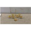 Image 6 : New 8 Spring Garden Flags 12x18", Candle Holder, Yoga Ball, 4 Lace/Embroidered Doilies 16x12"