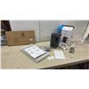 Image 1 : New Midea 1L Heating Nut Milk Maker and Kitchen Cabinet/Counter Metal Shelf Organizer
