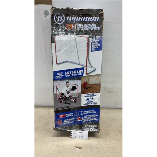 Warriors 54" Metal Hockey Goal, NSR – May Not Be Complete