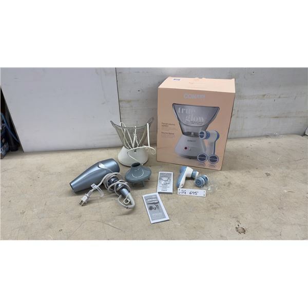 Conair True Glow Facial Sauna System and Infiniti Pro Hair Blower, NSR
