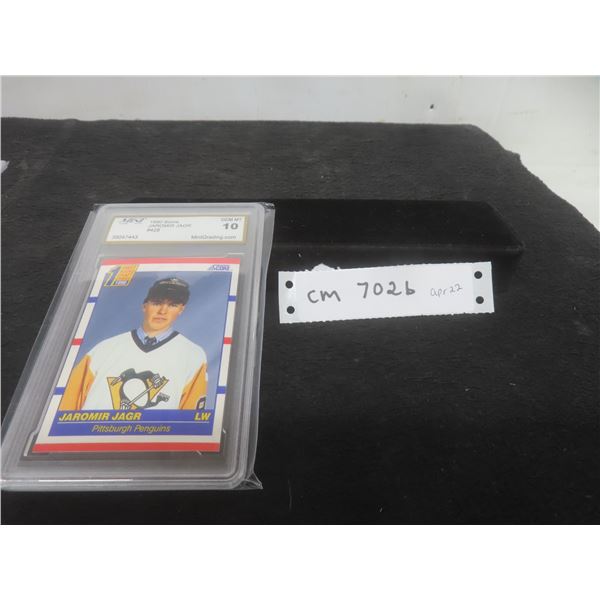 Graded Jaromir Jagr Rookie Card