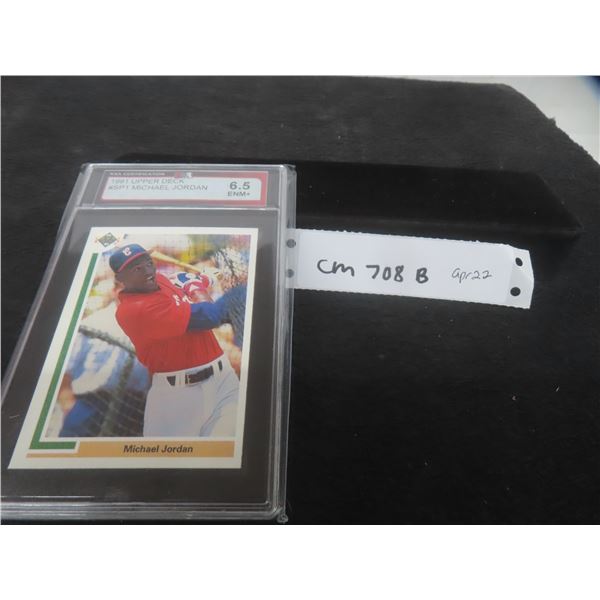 Graded Michael Jordan Rookie Baseball Card