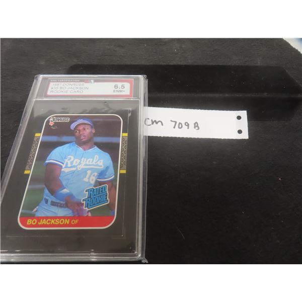 Graded Bo Jackson Rookie Baseball Card