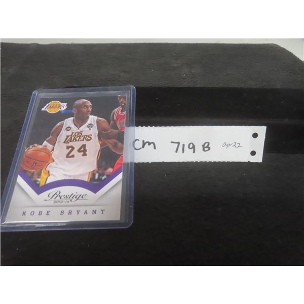 Kobe Bryant LA Lakers Basketball Card