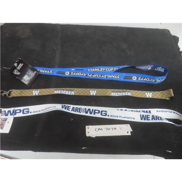 Winnipeg Jets and Blue Bombers Lanyard Collection