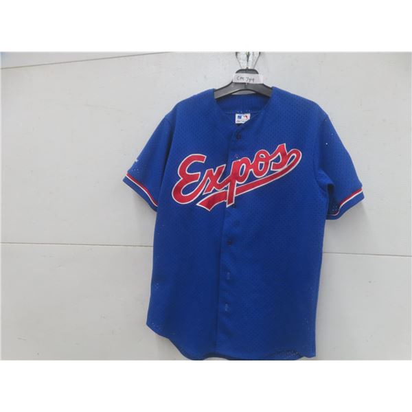 Montreal Expos Jersey, Size Large