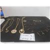 Image 1 : Vintage Necklaces, 2 Limage, Wrist Watch, Pill Holder, Shoe Necklace w/ Earrings, 4 Rings
