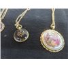 Image 3 : Vintage Necklaces, 2 Limage, Wrist Watch, Pill Holder, Shoe Necklace w/ Earrings, 4 Rings