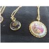 Image 4 : Vintage Necklaces, 2 Limage, Wrist Watch, Pill Holder, Shoe Necklace w/ Earrings, 4 Rings