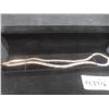 Image 5 : New 18K Gold Plated 4.0mm Princess Cut CZ Tennis Necklace, 18"
