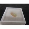 Image 2 : New 2.7ct Natural White Fire Opal, Untreated, Oval Cabochon, 7.0x15.5mm